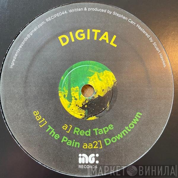 Digital - Red Tape / The Pain / Downtown