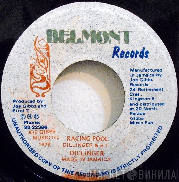 Dillinger - Racing Pool/ Pool Style Dub
