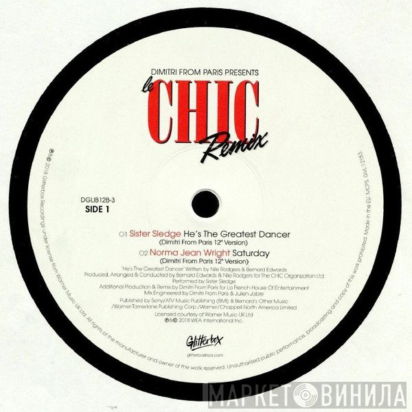 Dimitri From Paris - Le Chic Remix