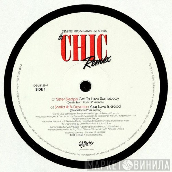 Dimitri From Paris - Le Chic Remix