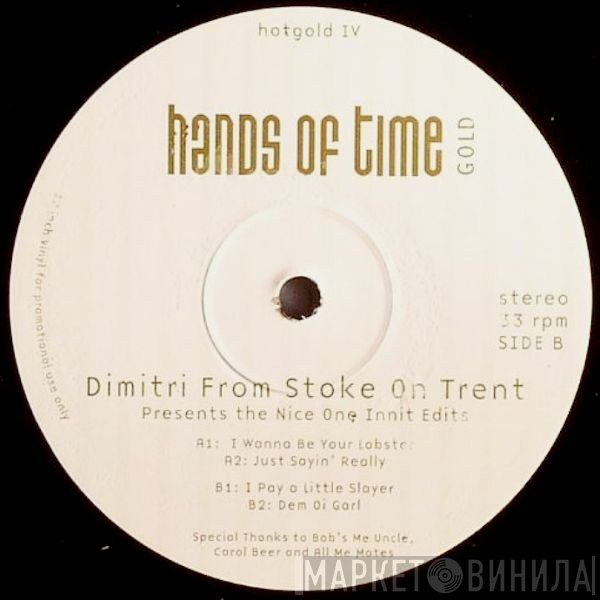 Dimitri From Paris  - The Nice One Innit Edits