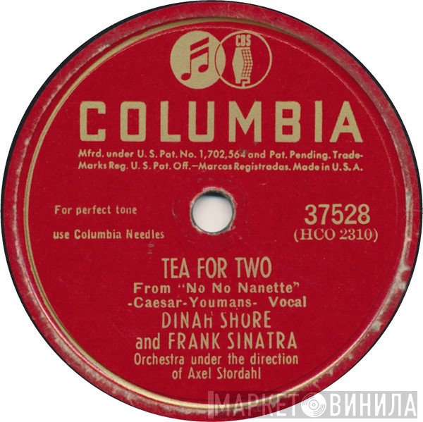 Dinah Shore And Frank Sinatra  - Tea For Two / My Romance