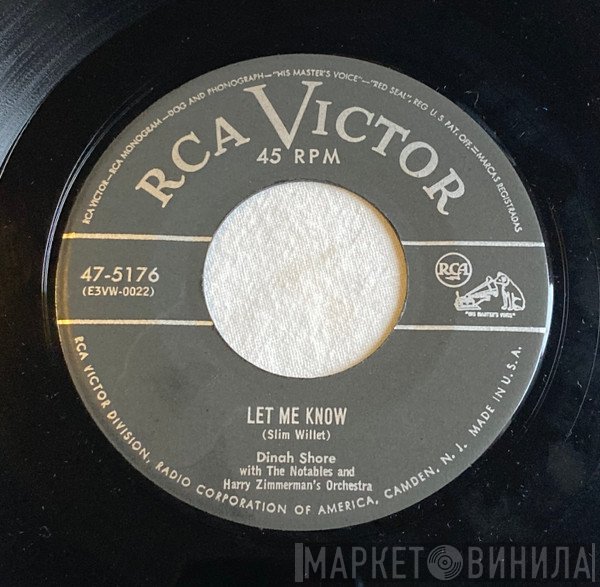 Dinah Shore  - Let Me Know