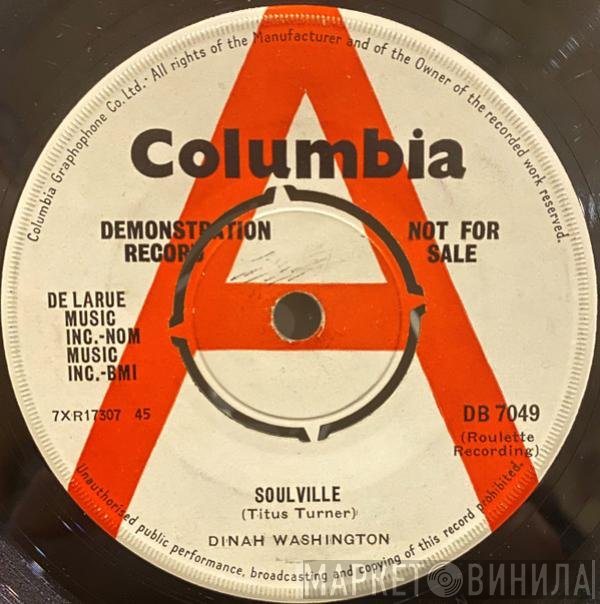 Dinah Washington  - Soulville / Let Me Be The First To Know