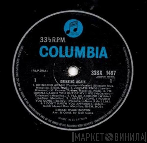 Dinah Washington  - Drinking Again