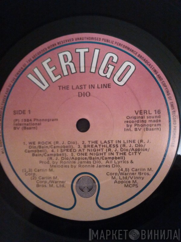 Dio   - The Last In Line