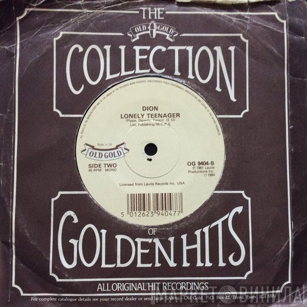 Dion  - Runaround Sue / Lonely Teenager