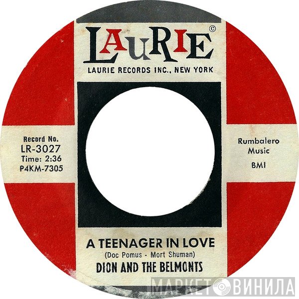 Dion & The Belmonts - A Teenager In Love