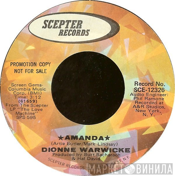 Dionne Warwick - Amanda / He's Moving On