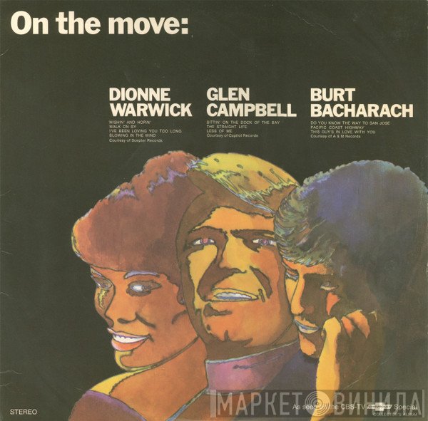 Dionne Warwick, Glen Campbell, Burt Bacharach  - On The Move