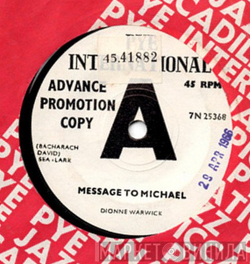 Dionne Warwick  - Message To Michael
