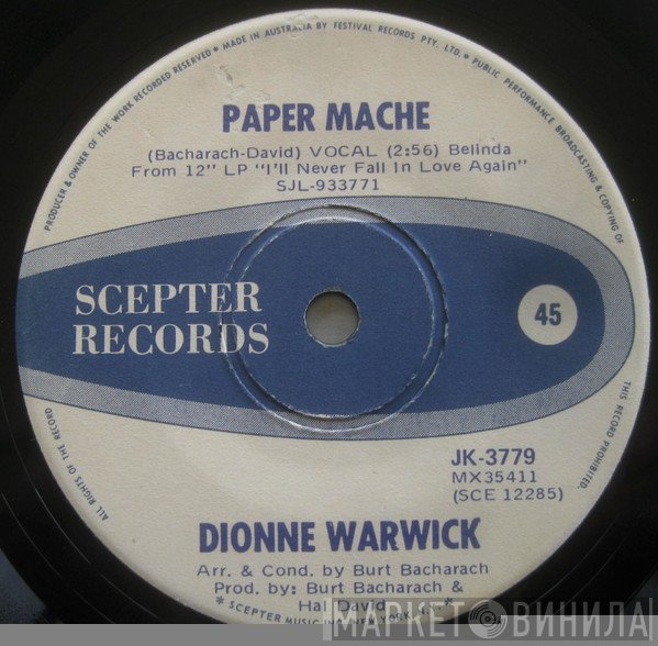 Dionne Warwick  - Paper Maché