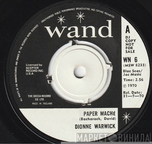 Dionne Warwick  - Paper Maché