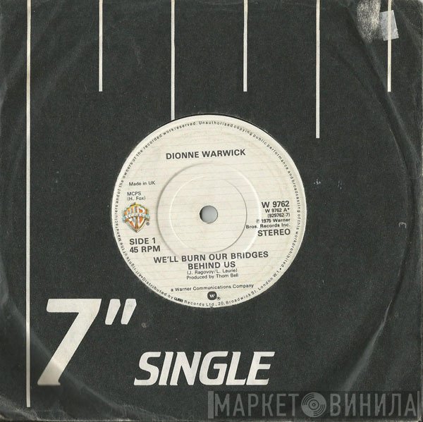 Dionne Warwick - We'll Burn Our Bridges Behind Us