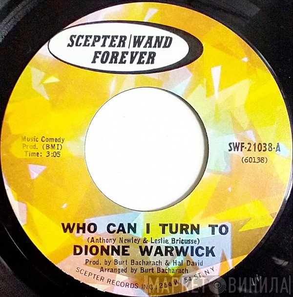 Dionne Warwick - Who Can I Turn To