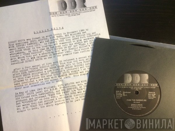 Direct Drive   - Pass The Paper