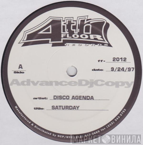 Disco Agenda - Saturday