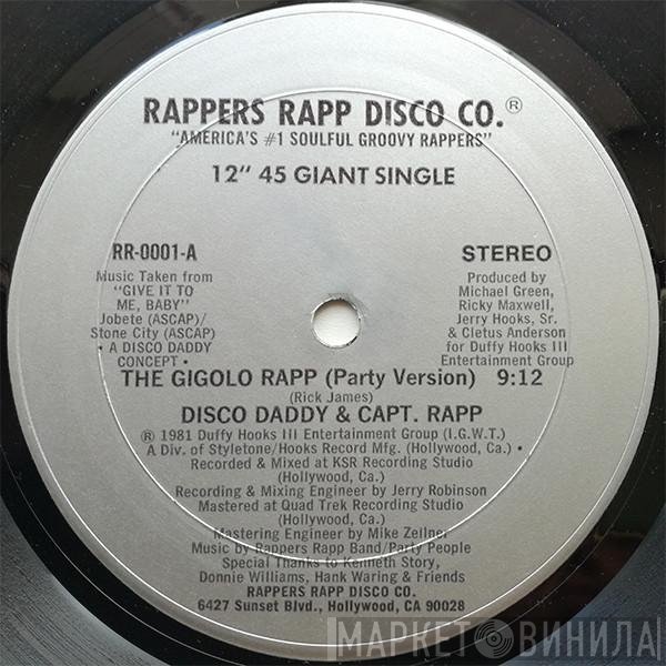 Disco Daddy & Captain Rapp  - The Gigolo Rapp