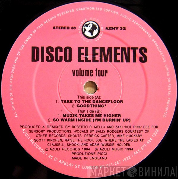 Disco Elements - Volume Four