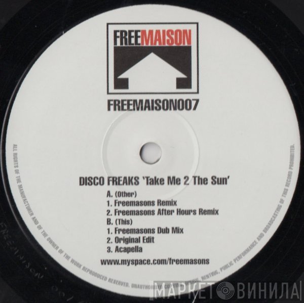 Disco Freaks - Take Me 2 The Sun