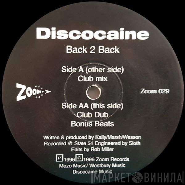 Discocaine - Back 2 Back