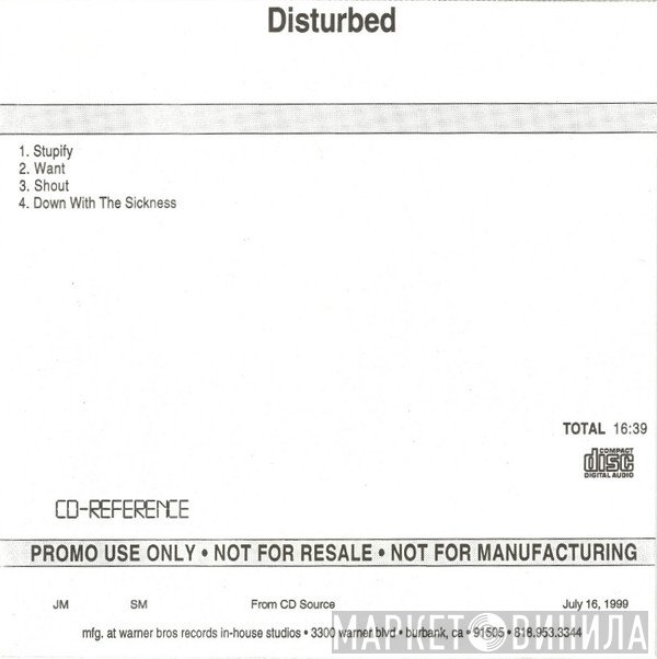 Disturbed  - 4 Tracks