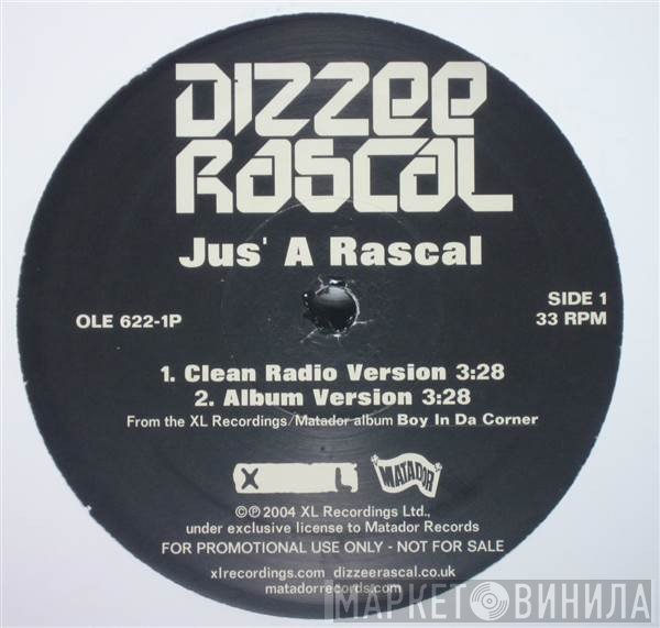 Dizzee Rascal  - Jus' A Rascal