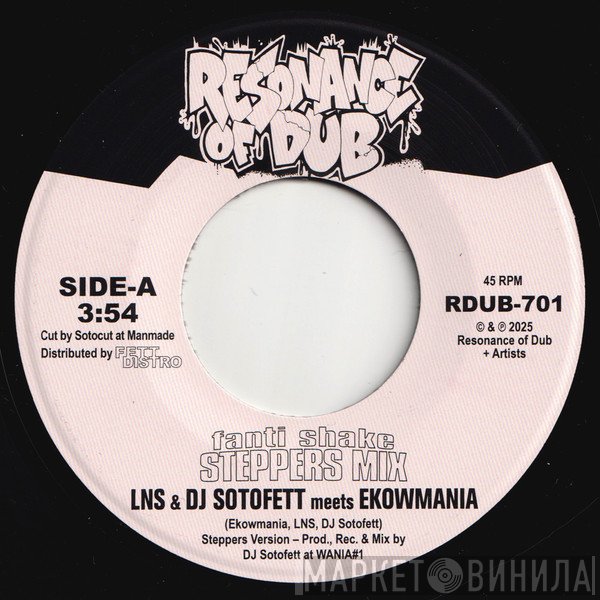 Dj Sotofett, LNS  - Fanti Shake (Steppers Mix) / Step Eight