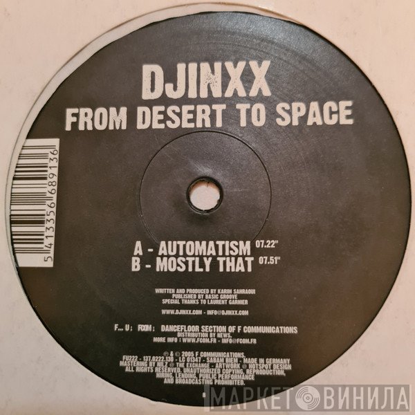 Djinxx - From Desert To Space