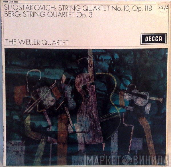 Dmitri Shostakovich, Alban Berg, Weller-Quartett - Shostakovich String Quartet No.10, Op. 118 / Berg: String Quartet Op. 3