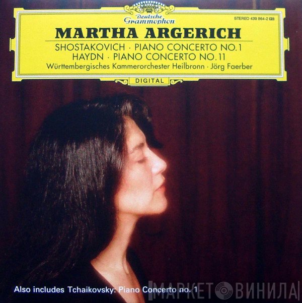 Dmitri Shostakovich, Joseph Haydn, Martha Argerich, Württembergisches Kammerorchester, Jörg Faerber - Shostakovich: Piano Concerto No.1 / Haydn: Piano Concerto No.11