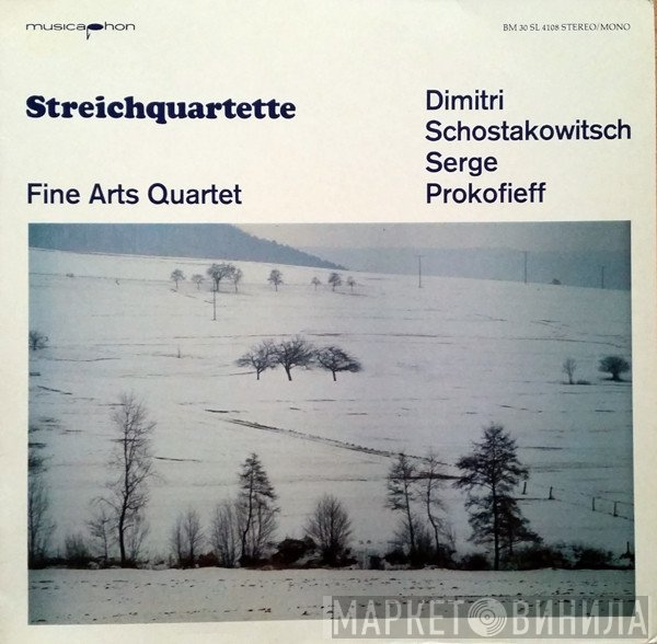 Dmitri Shostakovich / Sergei Prokofiev - The Fine Arts Quartet  - Streichquartette