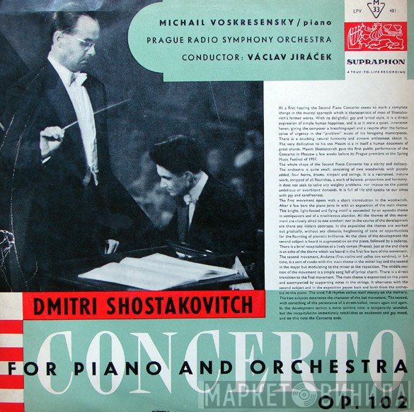 Dmitri Shostakovich, Viktor Kalabis - Concerto For Piano And Orchestra, Op. 102  / Concerto For Piano And Orchestra