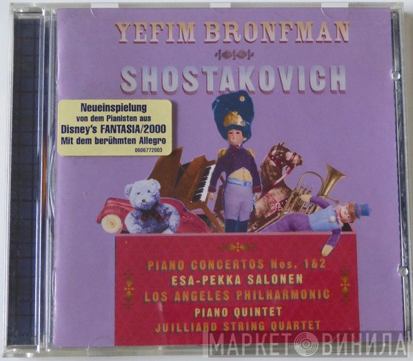 Dmitri Shostakovich, Esa-Pekka Salonen, Los Angeles Philharmonic Orchestra, Yefim Bronfman - Shostakovich: Concertos Nos. 1 & 2