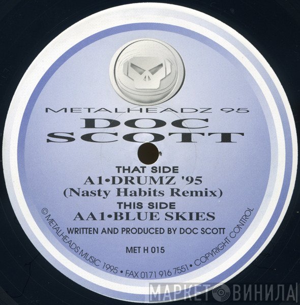 Doc Scott - Drumz '95 (Nasty Habits Remix) / Blue Skies