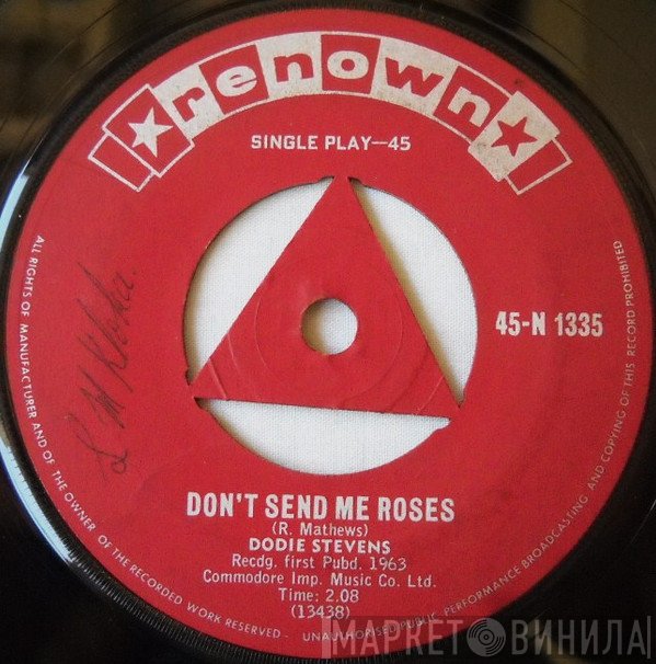 Dodie Stevens  - Don't Send Me Roses