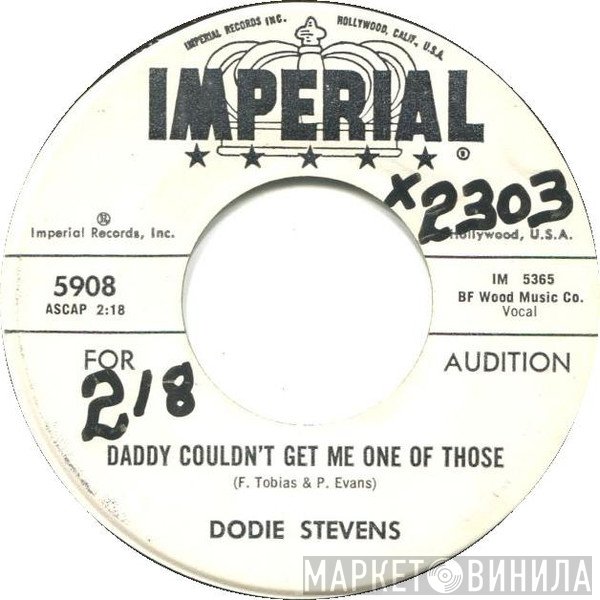 Dodie Stevens  - Don't Send Me Roses
