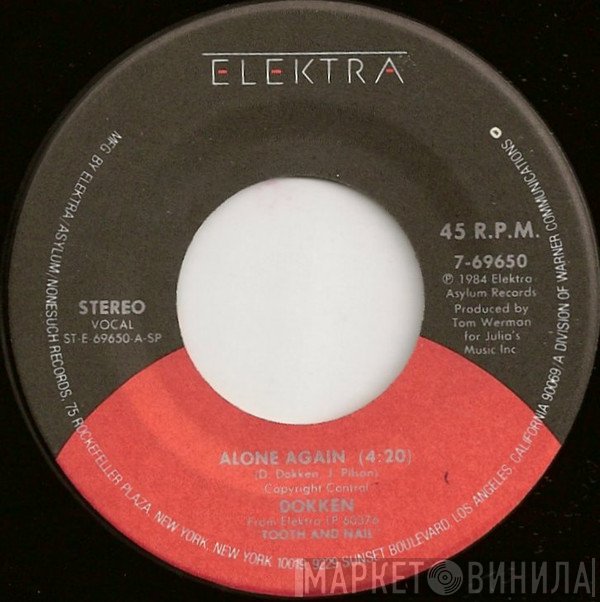 Dokken  - Alone Again