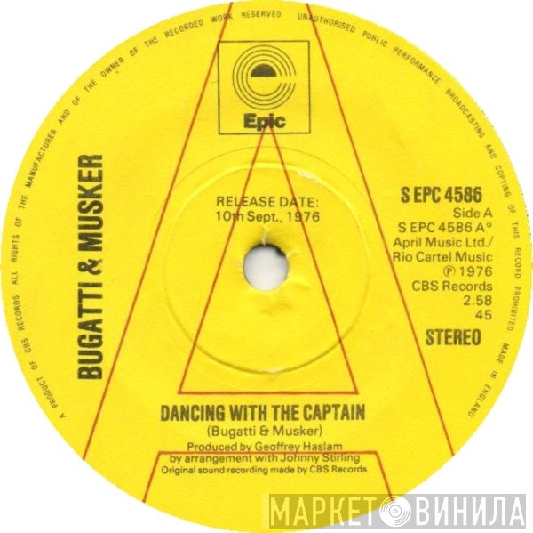Dominic Bugatti &amp; Frank Musker - Dancing With The Captain