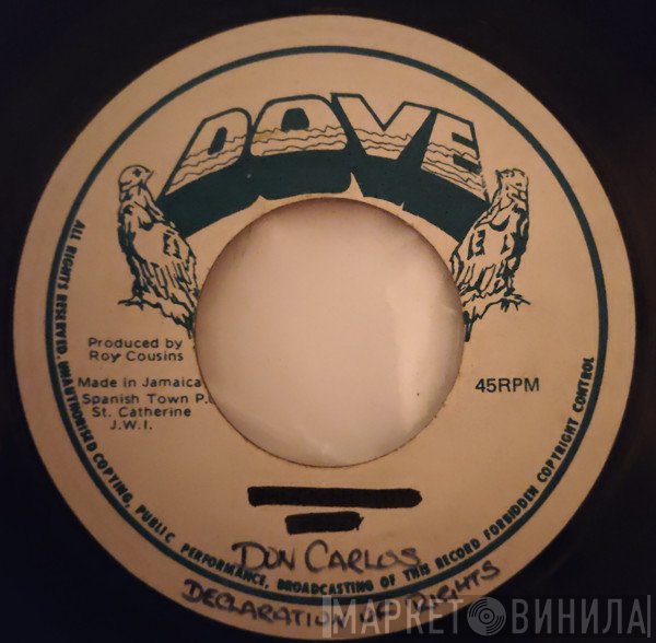 Don Carlos   - Declaration Of Rights