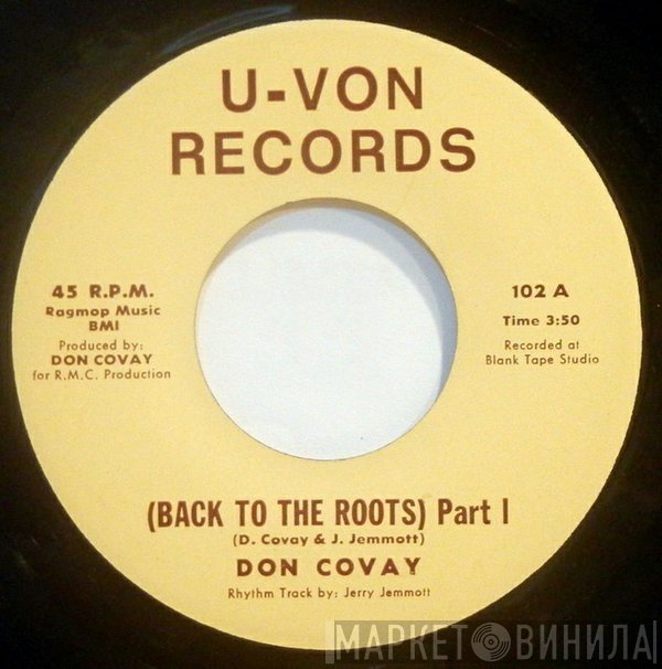 Don Covay  - (Back To The Roots) Part I / (Back To The Roots) Part II