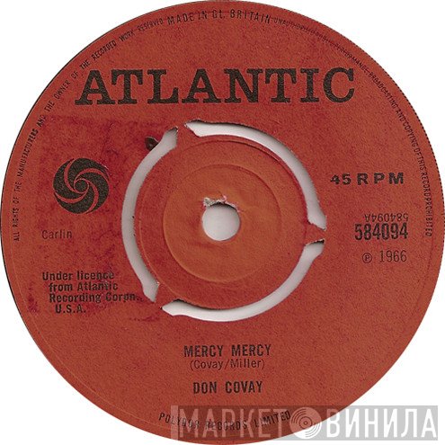 Don Covay  - Mercy Mercy