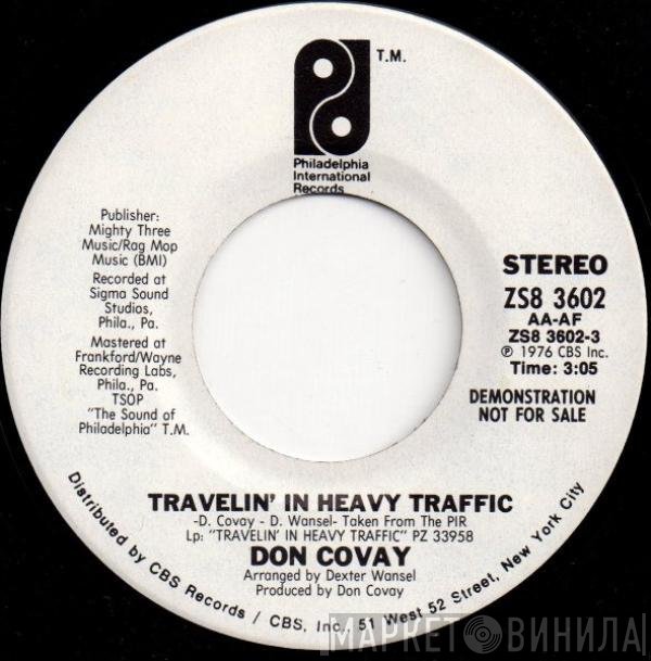 Don Covay  - Travelin' In Heavy Traffic