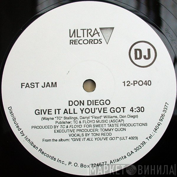 Don Diego  - Give It All You've Got