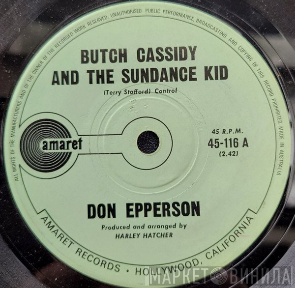 Don Epperson - Butch Cassidy And The Sundance Kid / Going Back To Georgia