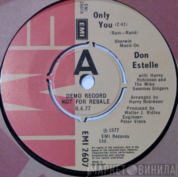 Don Estelle - Only You