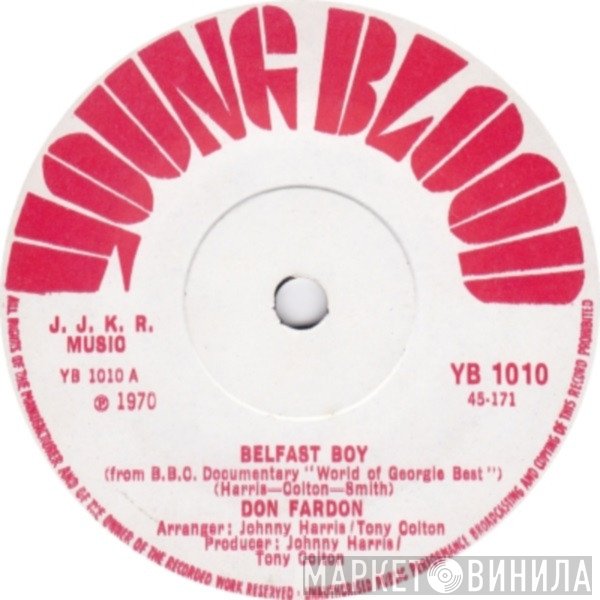 Don Fardon - Belfast Boy