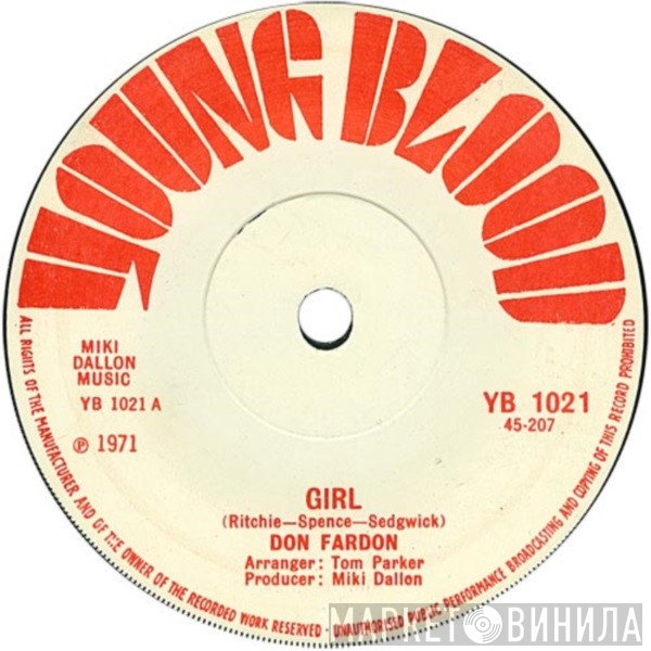 Don Fardon - Girl
