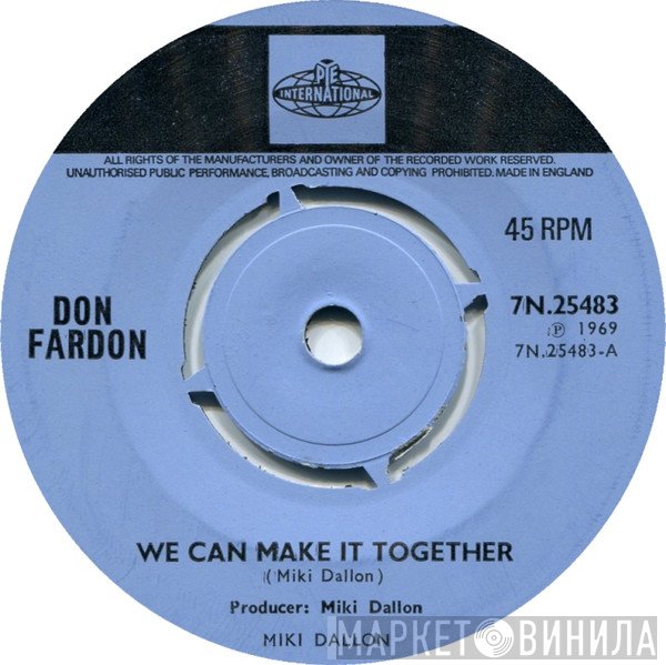 Don Fardon - We Can Make It Together