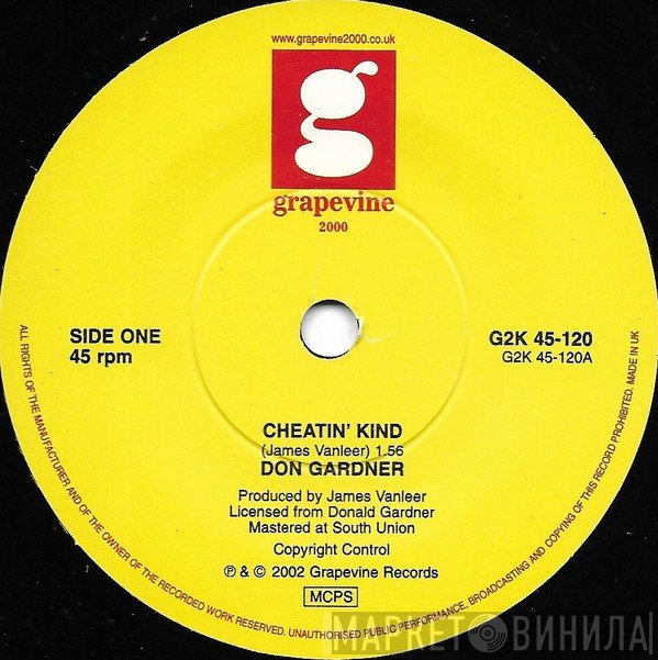 Don Gardner - Cheatin' Kind